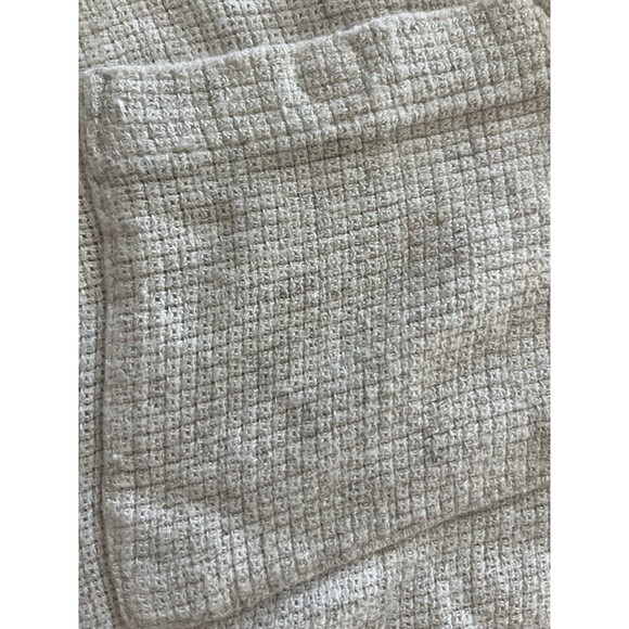 Vtg 90s Pasta USA Women's Sleeveless Button Up Shirt Cream Linen Blend Size M - Picture 4 of 7